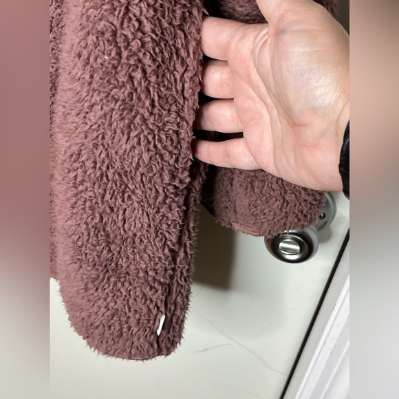 PINK Victoria’s Secret Sherpa Teddy Bear Hooded Jacket. Sz is XS - Picture 4 of 10